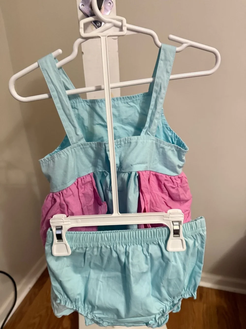 Baby Essentials Flamingo Dress & Diaper Cover